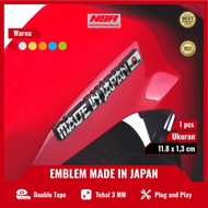 Nsa 1PCS EMBLEM MADE IN JAPAN LOGO MADE IN JAPAN Not Sticker EMBLEM Motorcycle Accessories Helmet Sticker EMBLEM BEAT EMBLEM VARIO EMBLEM HONDA Sticker MADE IN JAPAN Motorcycle EMBLEM Embossed Acrylic 3D MADE IN JAPAN Motorcycle Sticker Car Sticker 3d Emb