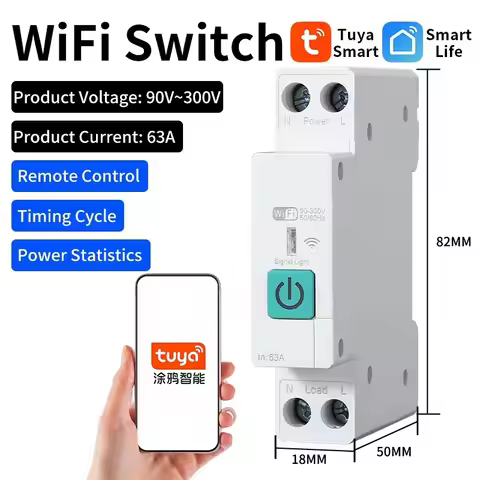 PUFFINS remote timed control IoT main ZigBee metering switch metering protection intelligent circuit