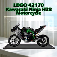 Lego Transparent Acrylic Display Box For Lego 42170 Kawasaki Ninja H2R Motorcycle Popmart Figurine L
