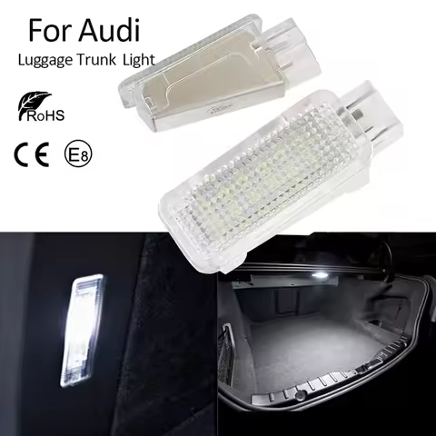 Car White LED Courtesy Door/trunk/Footwell/glove box light lamp For Audi A3 8P A4 B6 A6 C6 Waterproo