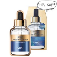 AHC - HYDRA GOLD FOIL MASK 24K 黃金蒸氣錫紙保濕抗皺面膜 5片/ 盒