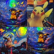 [PTYGS] Anime Card Gift 60PCS 67mm x 92mm (Foiled) -Pkemon Pikachu Eevee Card Holder Card Holder Sis