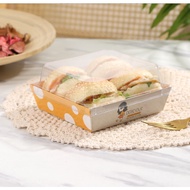MDLBake 10PCS 10 SET DELICIOUSGirl BOX 11X12 CM Dessert Box Heat Resistant Oven Mica Box Mochi Box /