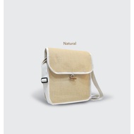 B0301 - Jute Sling Bag School Kindergarden Academy Travel Work Study Office