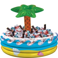 Party City Inflatable Palm Tree Oasis Drink Cooler - Tropical Summer Outdoor Pool Party Decorations 