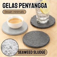 Diatomite Dry Cup Water Absorbent Cup Coaster / Coaster Diatomite Coaster