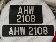 NUMBER PLATE ALUMINIUM PRESS (VAN LORRY) SIZE JPJ