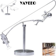 YAYEEO Kinetic Fishing Sculpture, Desk Ornament Handmade The Fisherman Balancing Sculpture, Creative