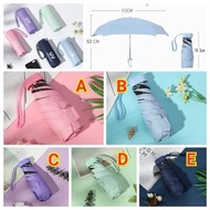 預訂-糖果色超輕巧迷你UV+50傘