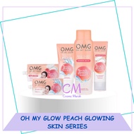 CM CM CM | OMG OH MY GLAM OH MY GLOW Peach Glowing Skin Toner 100ML | Face Wash 50ML | Cream 25 G | 