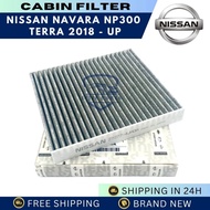CHARCOAL CABIN FILTER for NISSAN Navara NP300 2008-UP / TERRA 2018-UP - 27277-4JA0A