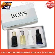 4in1 B$0S Bottled 4x30ml Perfume Gift Set By AuraSuite