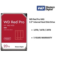 WD Western Digital Red Pro NAS 3.5" Hard Drive (12TB/16TB/20TB) SATA 6Gb/s 512MB Network Storage Har