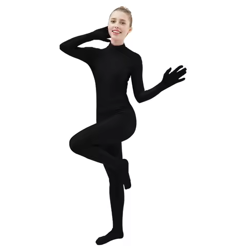 Unisex Spandex Body Suit - High - Elastic & Breathable Perfect for Dance/Cosplay/Halloween/Stage - S