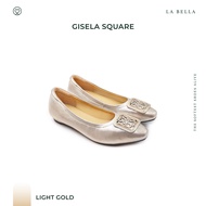 LA BELLA  รองเท้าคัชชูหนังแกะ รุ่น GISELA SQUARE STELLA 6 สี