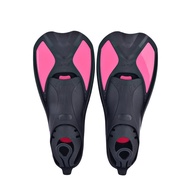 Swimming Fins For Men And Women Freestyle Breaststroke Silicone Short Adults Children Professional L
