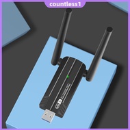 Wireless Network Card Supports for Windows Vista/XP/7-11/Linux OS/ OS WiFi 6 Receiver Dongle WiFi Do