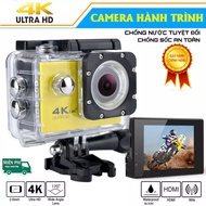 Camera Hành Trình Chống Rung 4k Ultra WIFI- Dùng Thẻ 32G- Sắc nét Chống nước- Chống Rung- Màn hình :