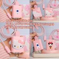 Cute Minnie and Kitty pink charger cover compatible For VIVO V50 90W V9082L0A1 X200 X200 Pro 80W V80