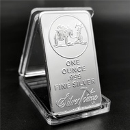 2025 American Commemorative Coin 1OZ Silver Bar American Explorer American Metal Silver Bar Gold Bar