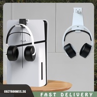 [cozyroomss.sg] Wall Mount Controller Holder Headphone Hook Hanger for PS5 Slim/PS5 Console