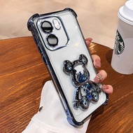 Express Delivery Clear Case With Bear Color Edge For OPPO A6S A6C A5i A3 A3X A5Pro A5X A6T A6PRO A6 