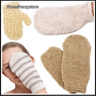 [FF] 1Pc Exfoliating  Bath Glove Mitten Scrubber Natural Bamboo Fiber Remove Dead Skin Deep Clean Do