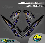 Striping List Variasi Supra X 125 - Striping List Motor Supra X 125 - Stiker Supra X 125 Lama