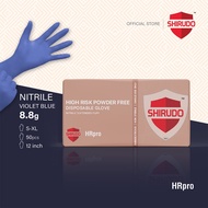SHIRUDO HRPro High Risk Purple Nitrile Disposable Glove (12"/8.8g/50pcs)