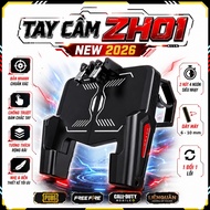ZH01 3in1 game controller, Free anti-sweat gaming gloves, Pubg, FF, Lien Quan mobile gaming accessor