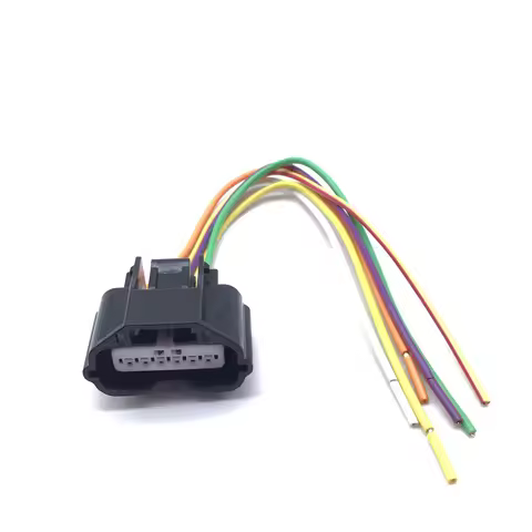 Mass Air Flow MAF Meter Sensor Plug Connector Pigtail 6Pin For Nissan/ Infiniti / Suzuki Cars AFH70M