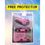MINI GT ROXY PINK BLISTER Porsche 911 GT3 R IMSA Virginia Roxy