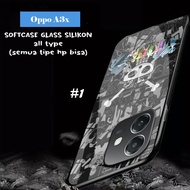 HP [FK-58] Softcase Glass Acrylic Silicone For - Oppo A3x - Latest Oppo A3x Case - Case Oppo A3xhp -
