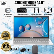 [READY STOCK] ASUS NOTEBOOK A416E-AEB592TS 4GB RAM/512GB SSD 🎁 FREEGIFT BAGPACK+MOUSE 🎁