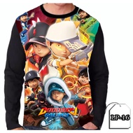 Boboiboy Galaxy Shirt Long Sleeve Children's And Adult Clothes 3D Printing LP-16