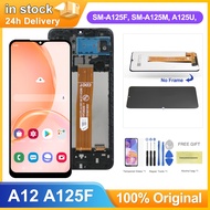 Original Samsung Galaxy A12 LCD Display A125 A127 M127 A12 Nacho LCD Touch Screen Digitizer Parts Re