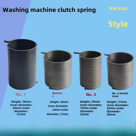 Clutch spring for Midea, Panasonic, Haier, New Willy, Sanyo, LG washing machine