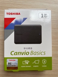 東芝 Toshiba Canvio Basics 1TB 移動硬碟 / Portable Hard Drive （全新/Brand New !!)