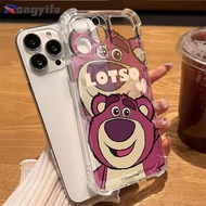 Cartoon Lotso Clear Phone Case For OPPO Find X7 Ultra X6 X5 X3 X2 Pro R9S R9 F1 F3 R11 R11S Plus A11