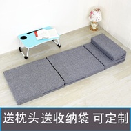 Mattress Foldable Super Single Mattress Folding Mattress Fabric Mattress Elementary School Student Nap Floor Mat Car Mattress Portable Nap Nap Foldin Sale