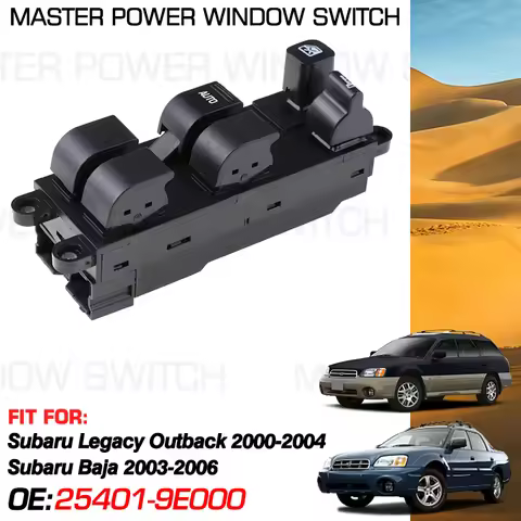 Auto Car Power Window Switch Front Left Driver Side 25401-9E000 14 Pins For Subaru Legacy Outback Ba