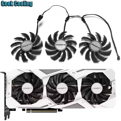 PLD08010S12HH T128010SU GA81S2U 78MM 4PIN Graphics card cooling fan,For Gigabyte RTX 2060、2060SUPER、