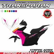 STRIPING STICKER ALL NEW AEROX CONNECTED 155 NVX TRANSPARENT UV PHILIPPINES MOTORCYCLE VARIATIONS