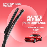 Trapo Hydrophobic Silent Wiper Ford Mustang S550 (2016-Present) Water Repelling Coating