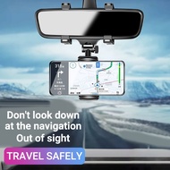 Car Rearview Mirror Phone Holder | 360 Rotation | AR Navigation | Easy Install