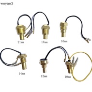 [WY3] 1PC 12V/24V 10MM 12MM 14MM 16MM 17MM 21MM Universal Water Temperature Sensor Car Temperature S
