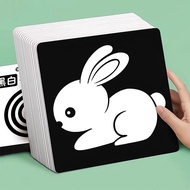 【米勒先生男装店】 Black and white CARDS / - years old baby visual excitation flash card newborn - months bab