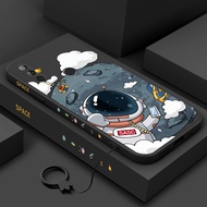 Casing For huawei y6p y9 prime 2019 y9s y9 2019 y5p y7p p30 lite case Planet astronaut straight edge