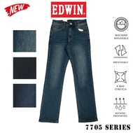 EDWIN 505 MEN'S STRETCHABLE JEANS STRAIGHT CUT-NORMAL RISE 7705 SERIES EDWIN Jeans