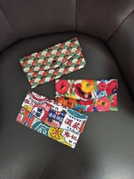 雙層紅包袋/存摺袋/手機袋/錢包/復古鐵牌/燙金紅綠菊/大山茶花